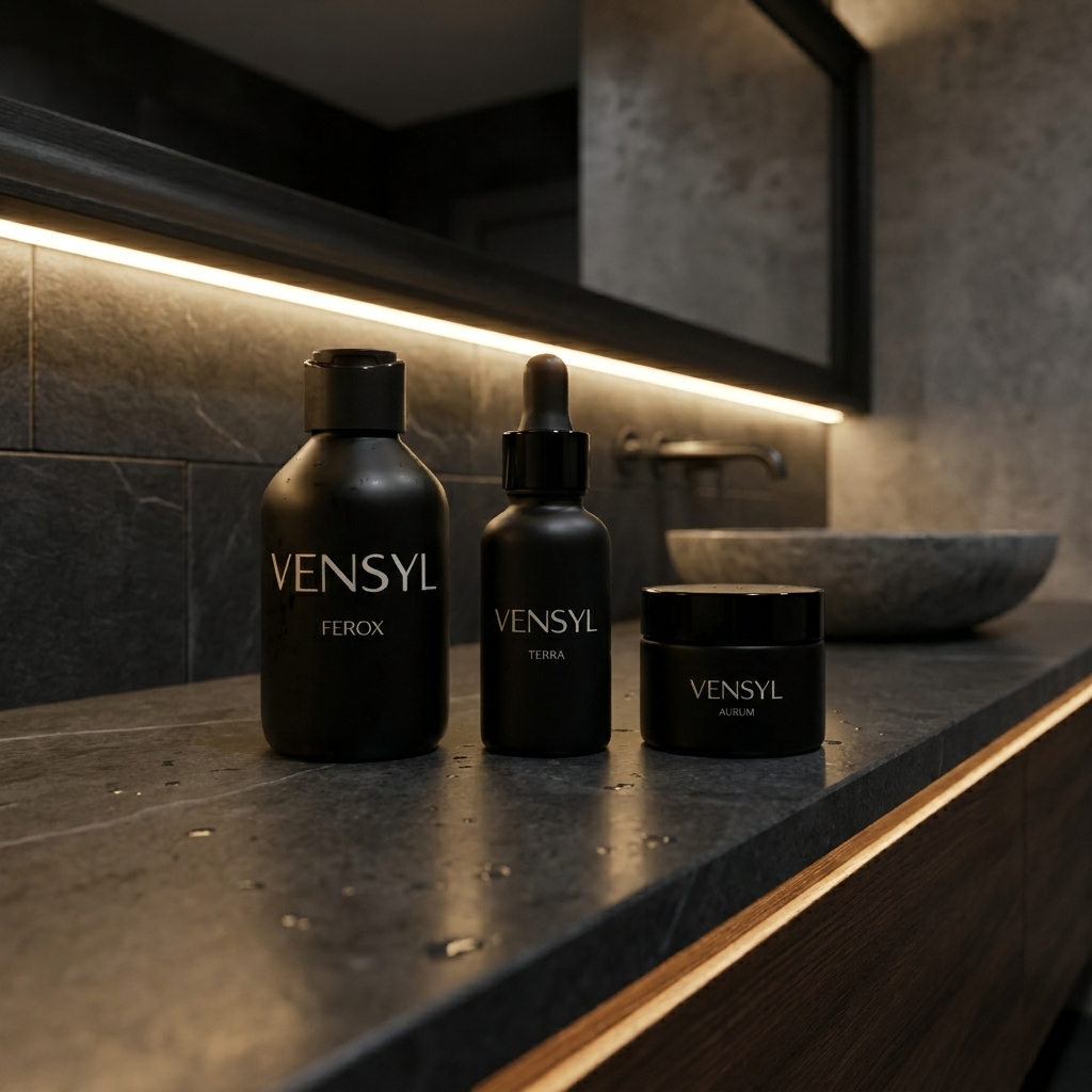 Vensyl 3-step men's facial routine